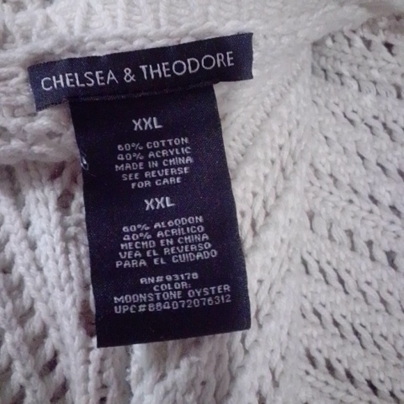 CHELSEA & THEODORE women's chunky knit pullover sweater - Picture 4 of 4